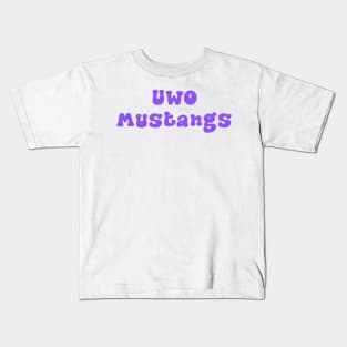 UWO Mustangs Kids T-Shirt